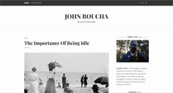 Desktop Screenshot of johnboucha.com